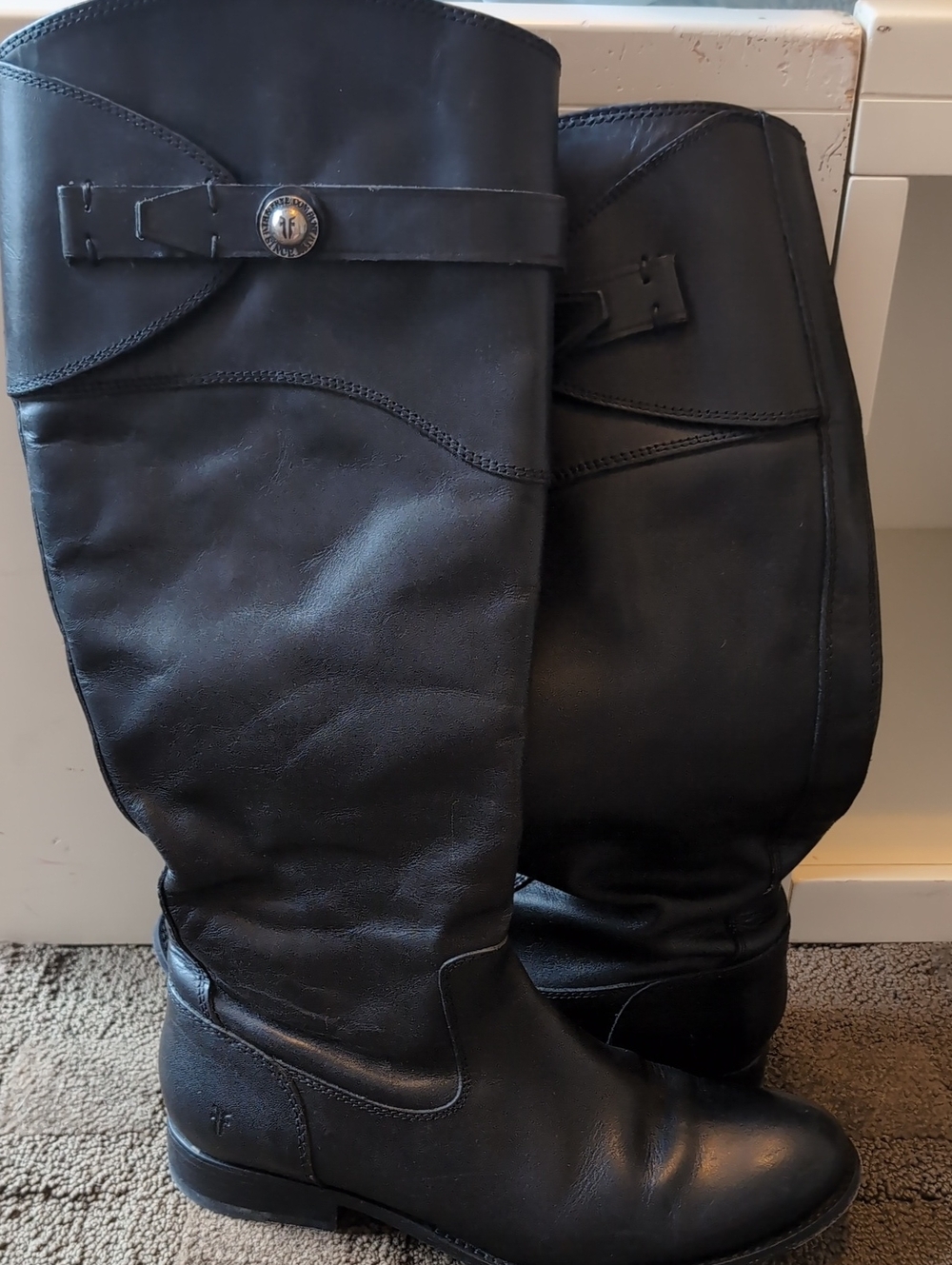 Frye Women's Black Leather Boots
